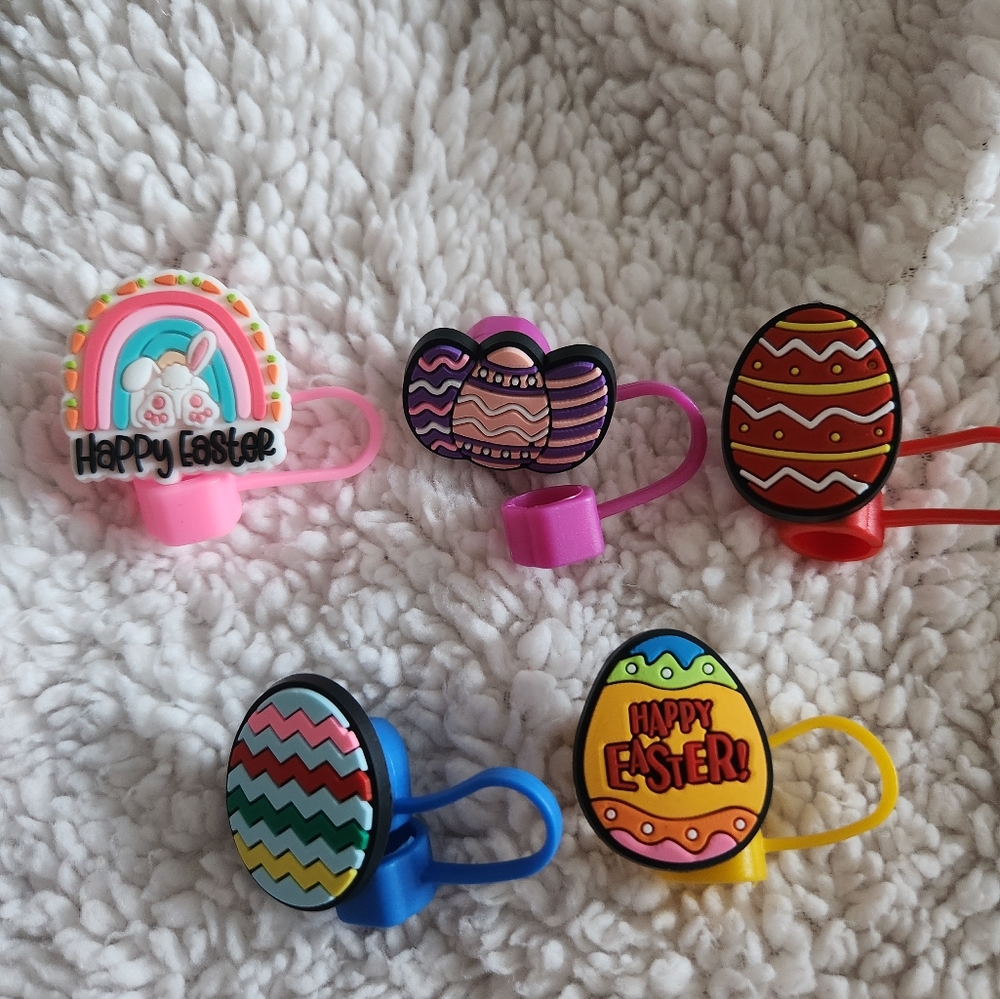New Easter/Springs straw toppers